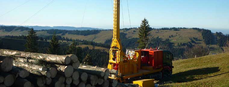 Holzbringung, Angebot des Forstunternehmens U & R Fink in Oberstaufen im Allgäu